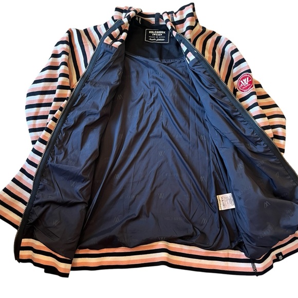 HOLEBROOK SWEDEN Windproof Lined Organic Cotton Full Zip Hoodie Women's Large - Picture 4 of 10